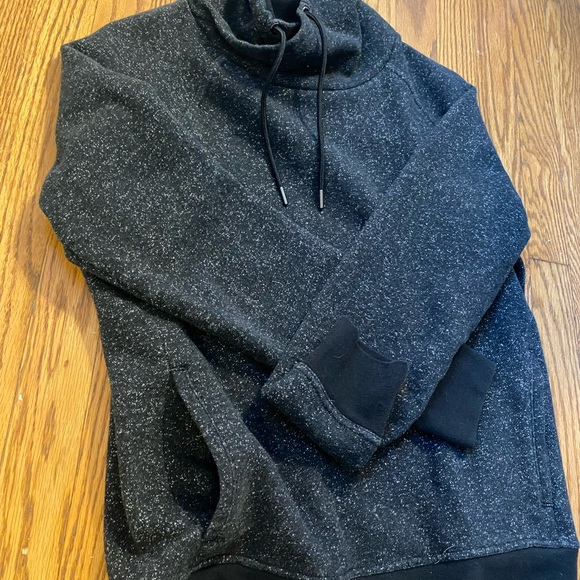 Men’s Cowl Neck Sweatshirt, Small - Picture 3 of 6